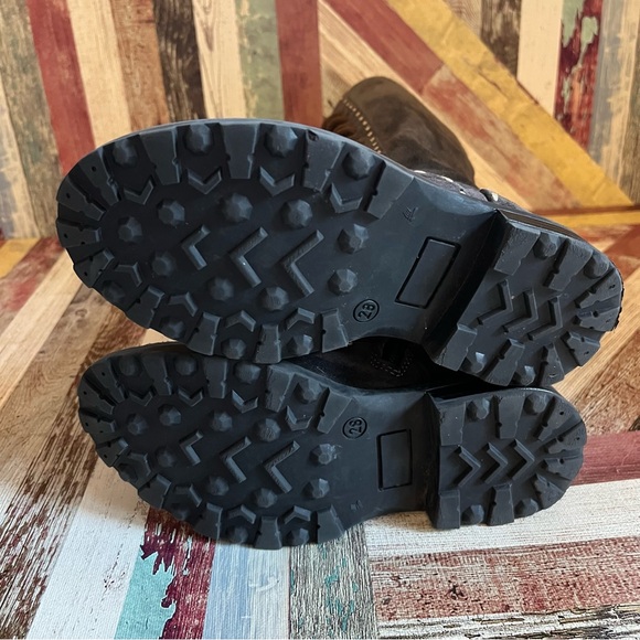 I Pinco Pallino Imelde & Stefano Cavalleri Girls Suede Boots Lace Knee High 11 - Picture 11 of 13